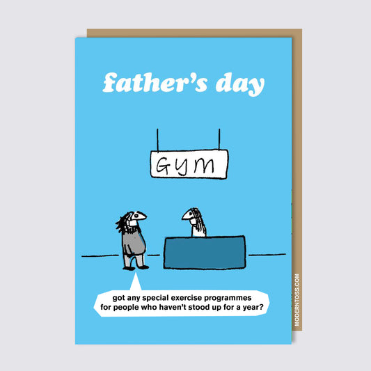 Special Exercise Father's Day Card