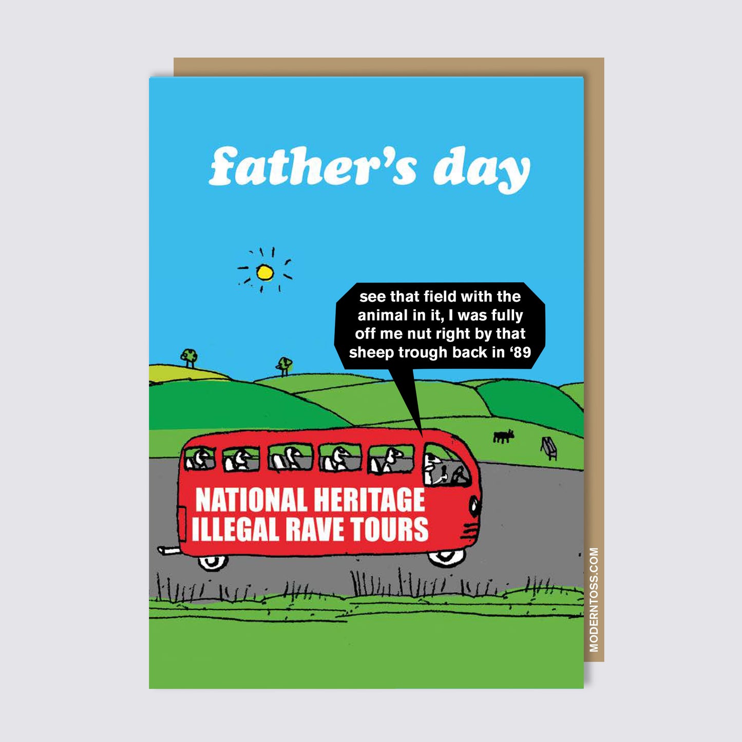 Rave Tours Father's Day Card