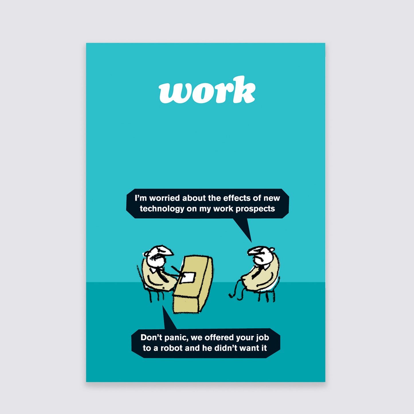 Work Robot Poster