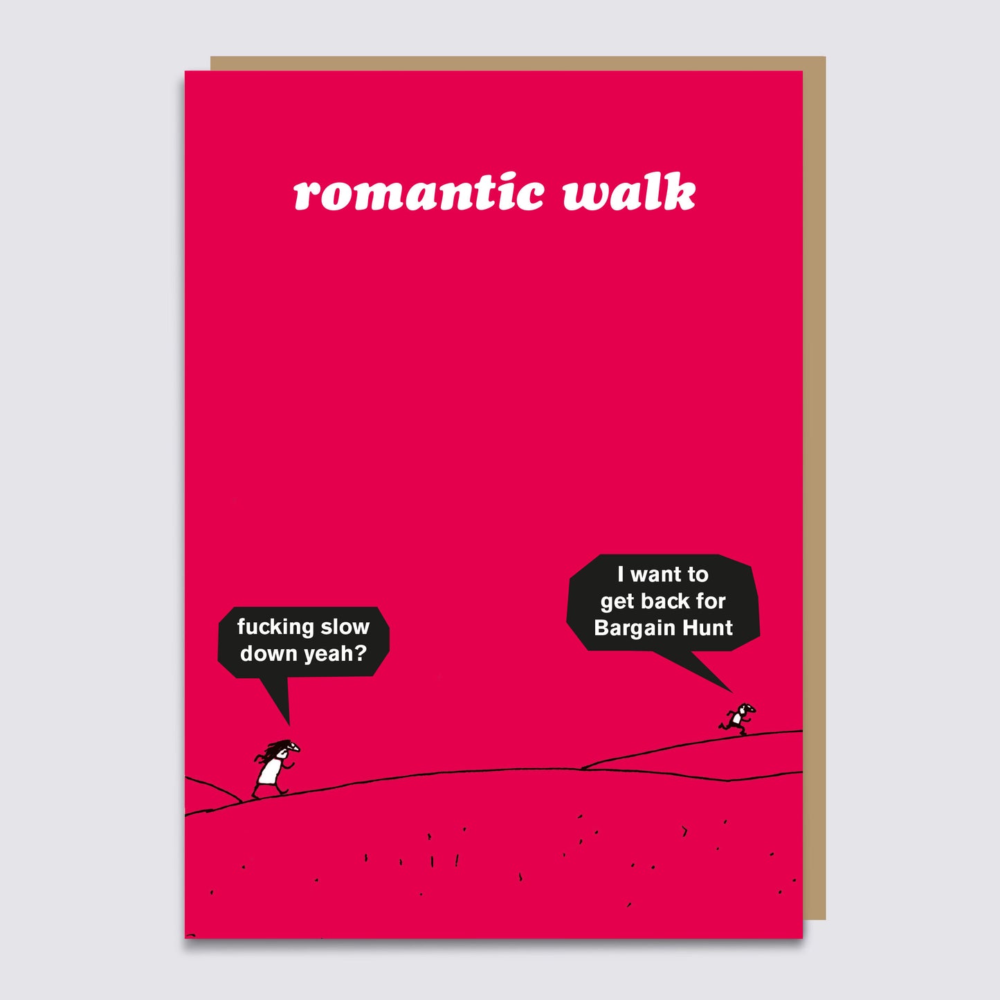 Romantic Walk Card