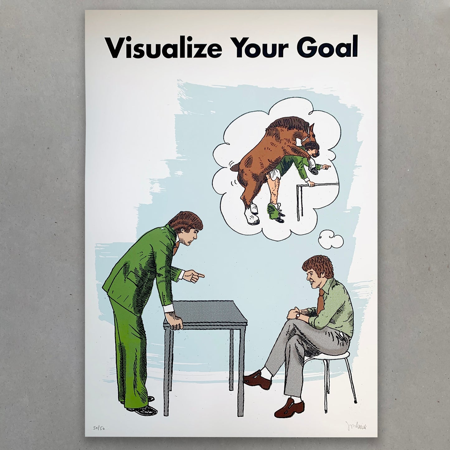 Visualize Your Goal Screen Print