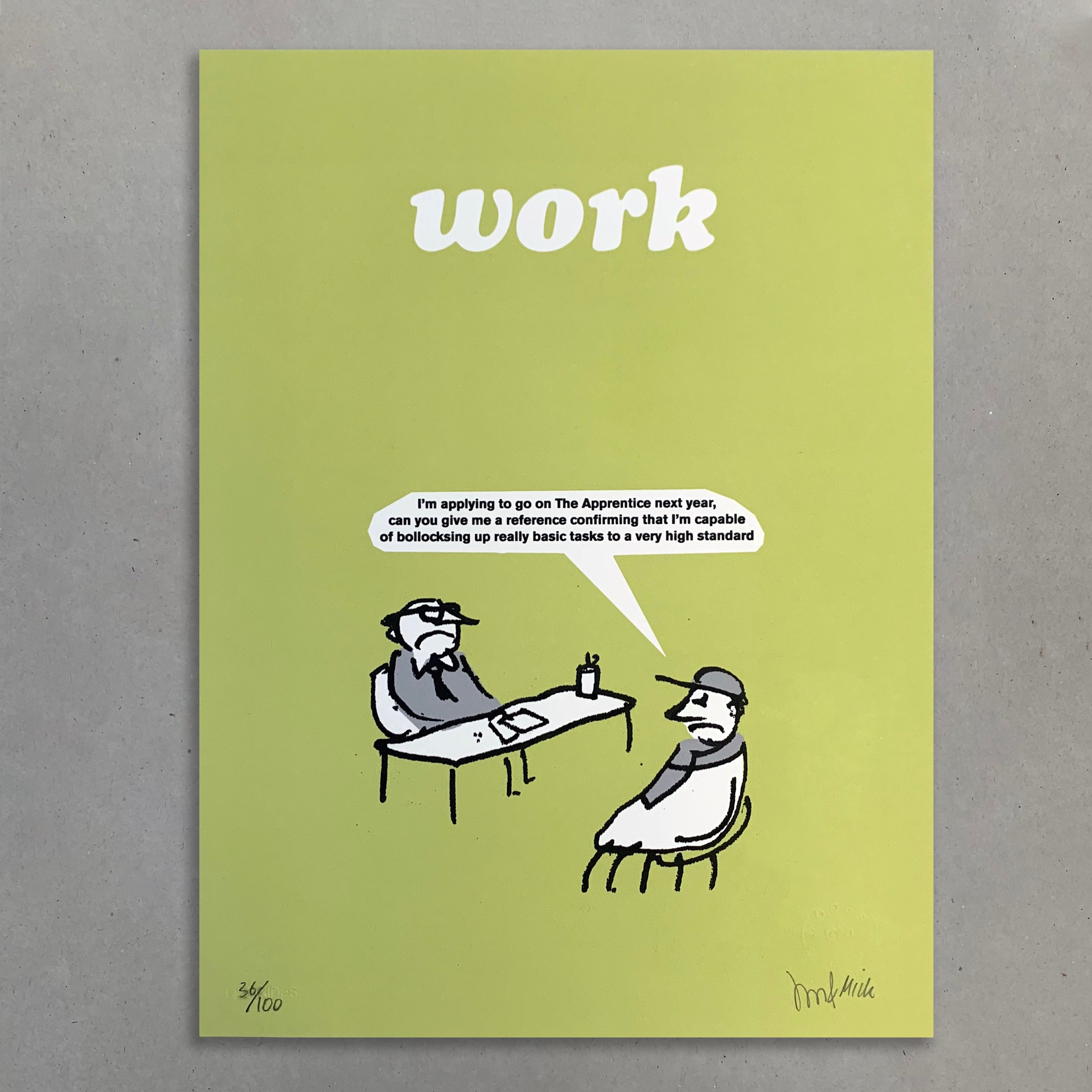 Work Apprentice Print – Modern Toss