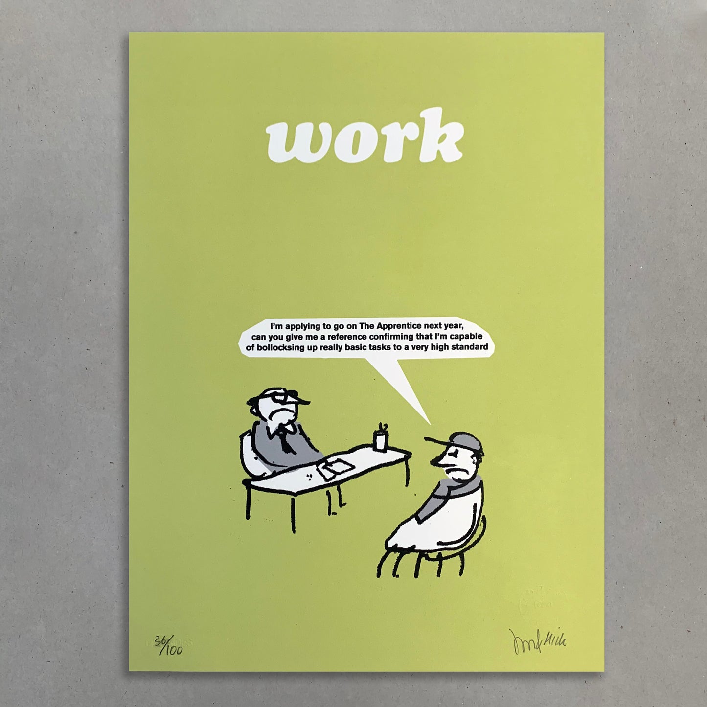 Work Apprentice Print