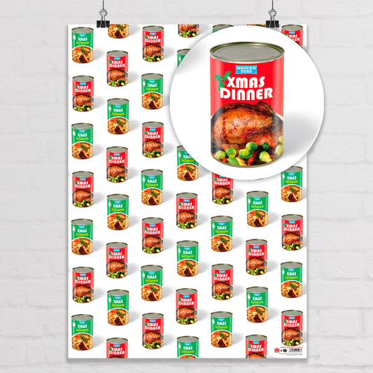 Xmas Dinner Wrapping Paper