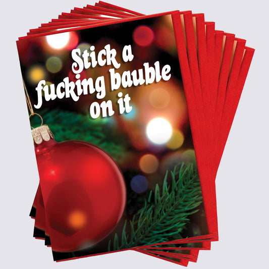 Bauble Christmas Card Pack