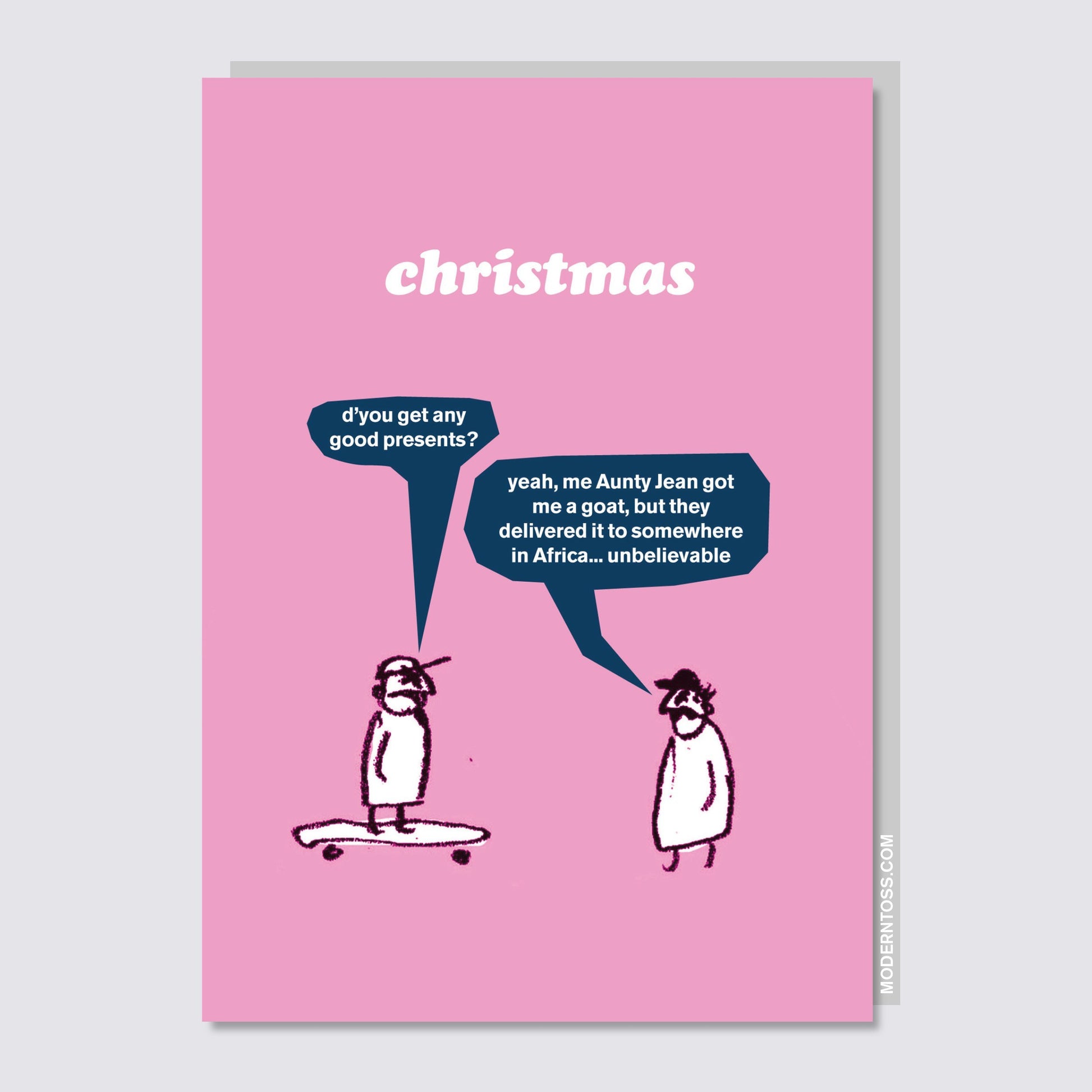 Goat Present Card