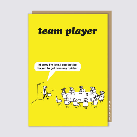 Work Team Player Card