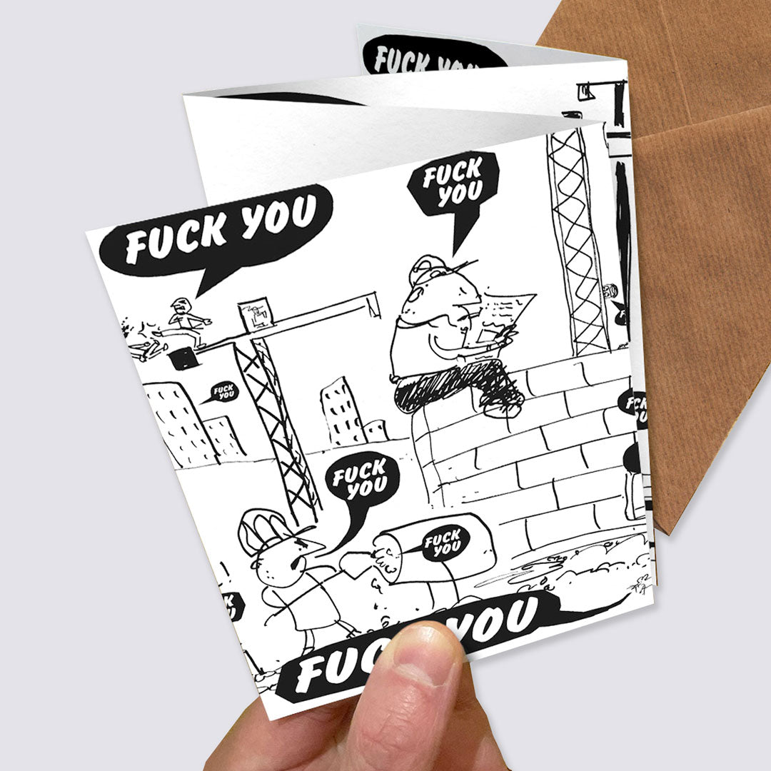 F***yeux Tapestry Card