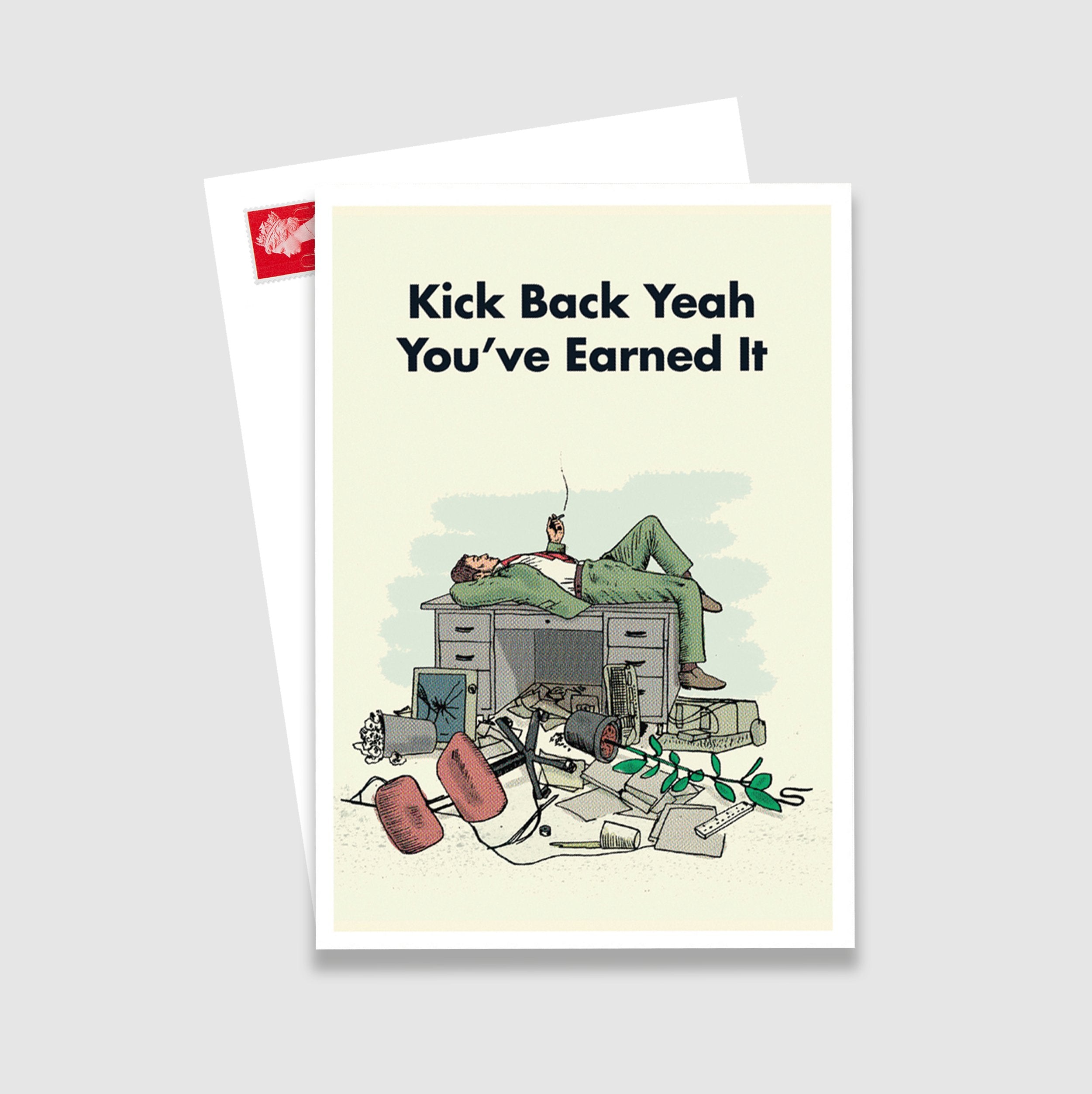 Kick Back Post Kick Back Postcard – Modern Toss