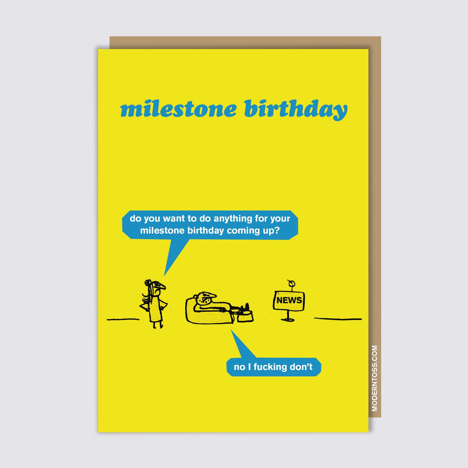 Milestone Birthday Card