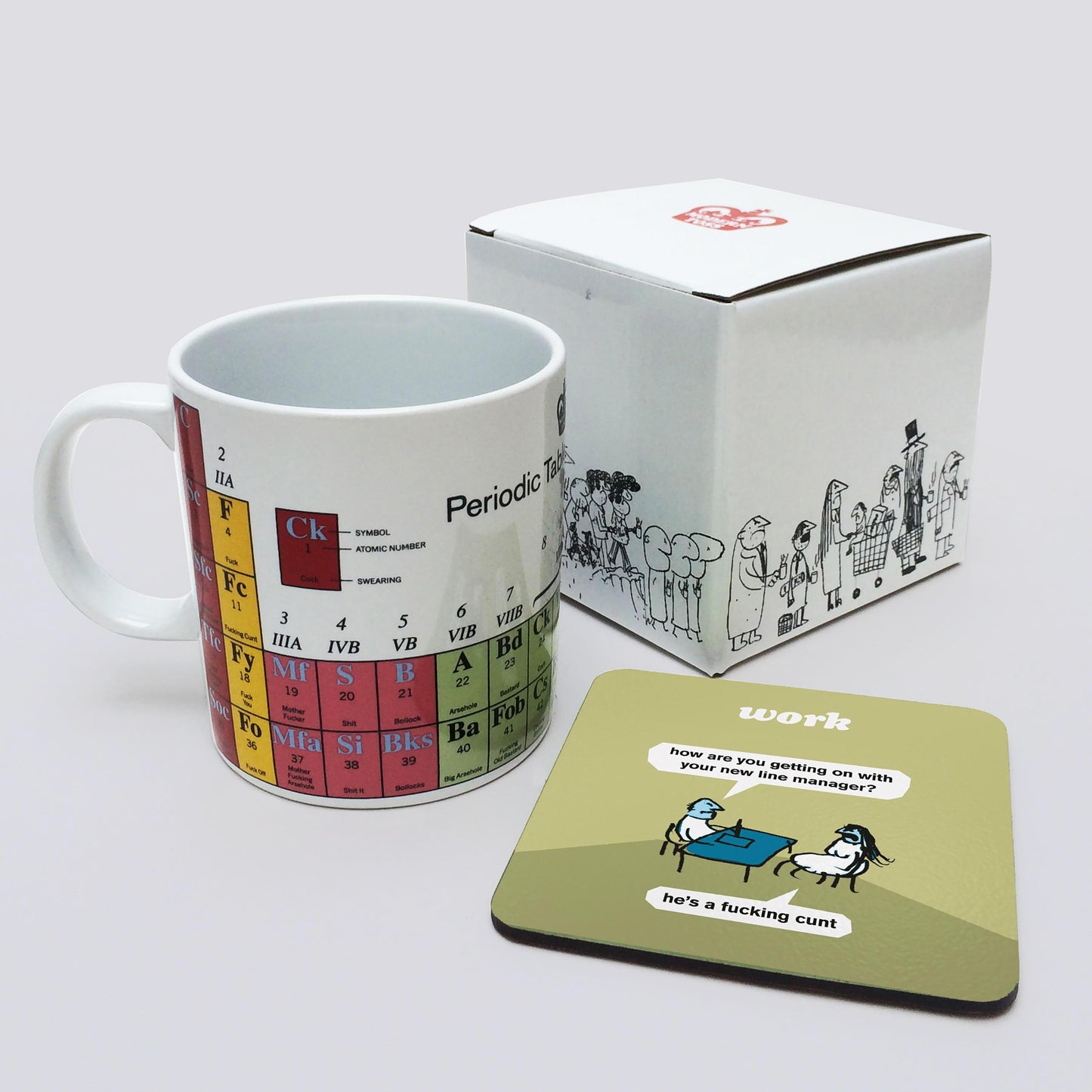 Periodic Mug & Coaster Set