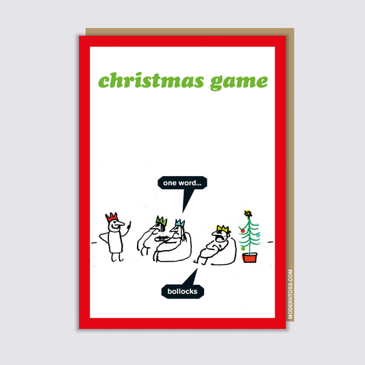 Christmas Game Card
