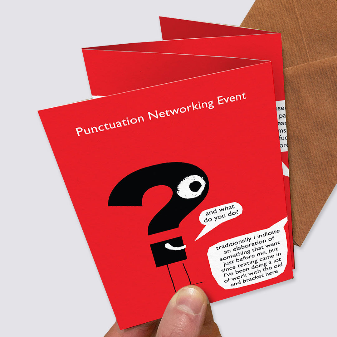 Punctuation Networking Card