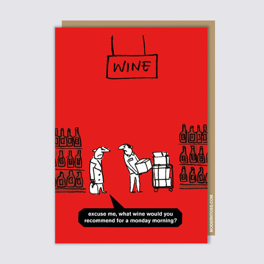 Monday Morning Wine Card