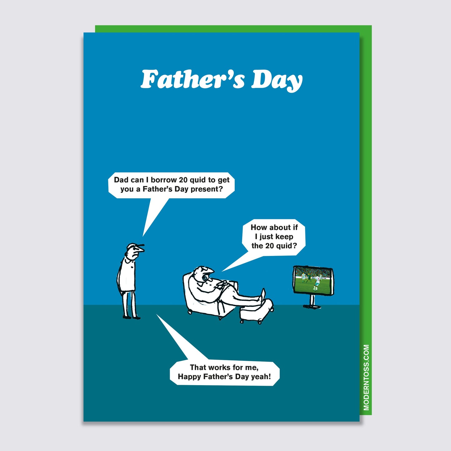 Fathers Day Borrow £20 Card